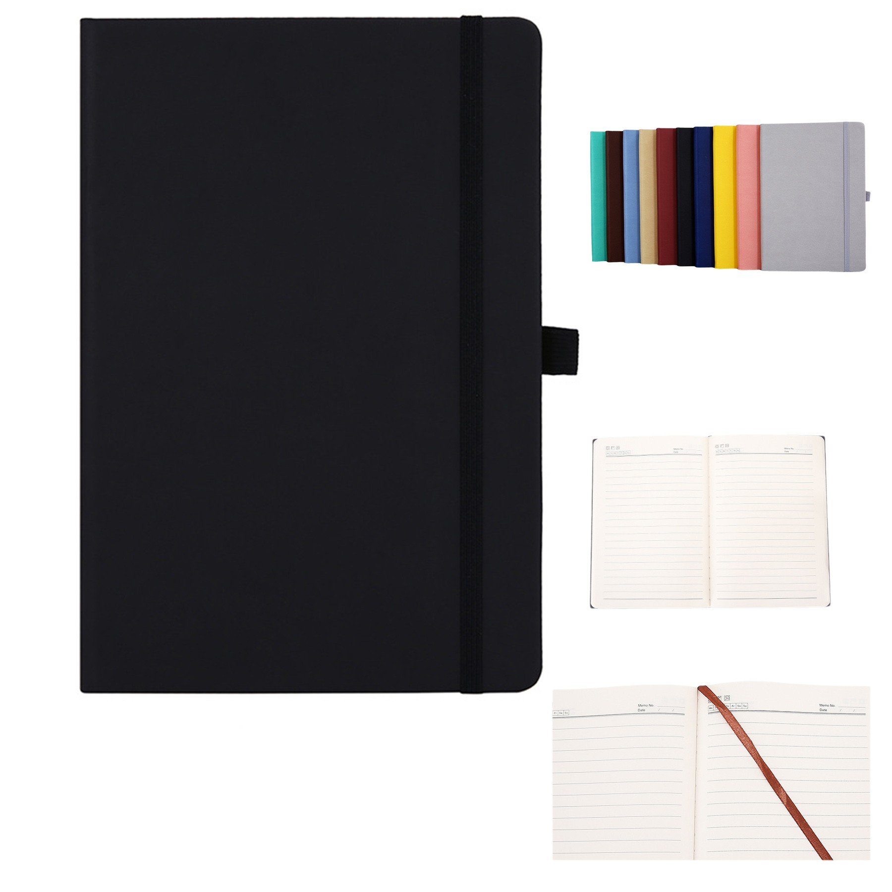 A5 Business Journal Notebook With Elastic Band 2