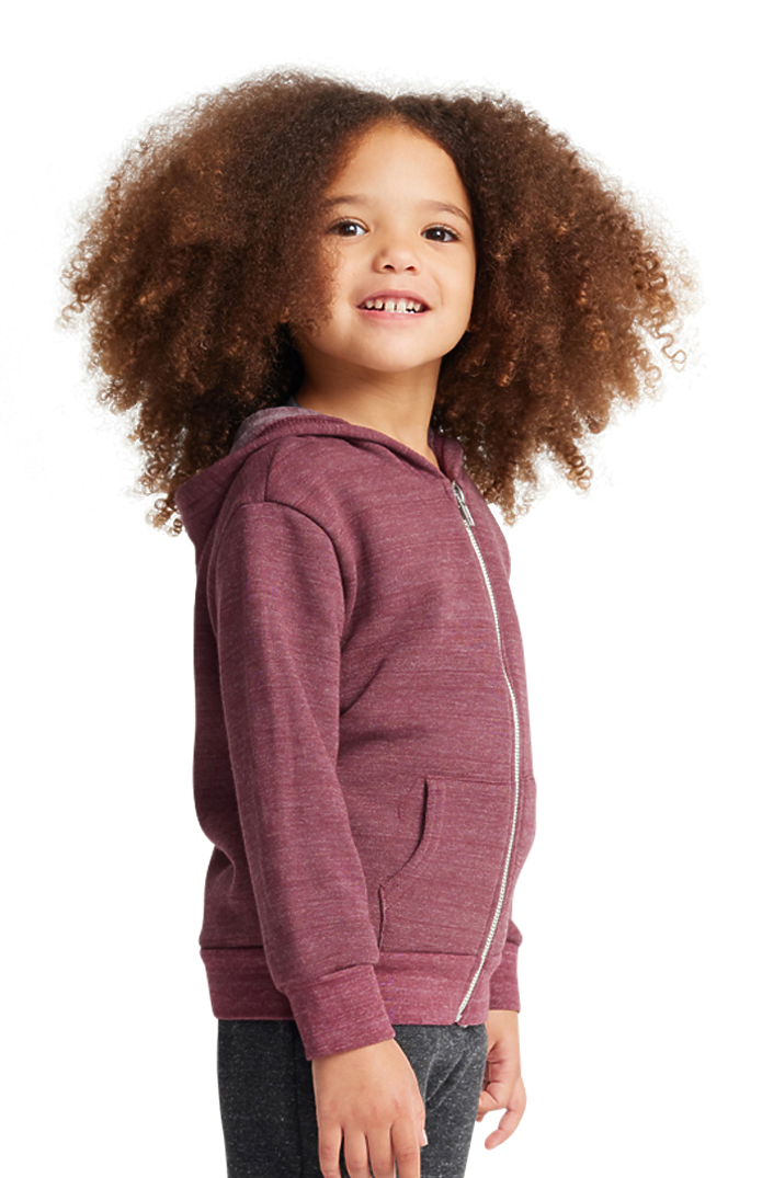 Toddler Triblend Fleece Zip Hoodie 5