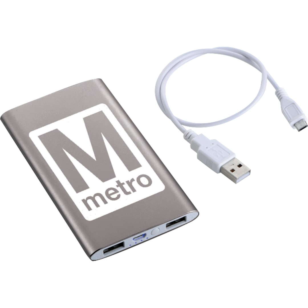 Sleek Aluminum 4000 mAh Power Bank 44