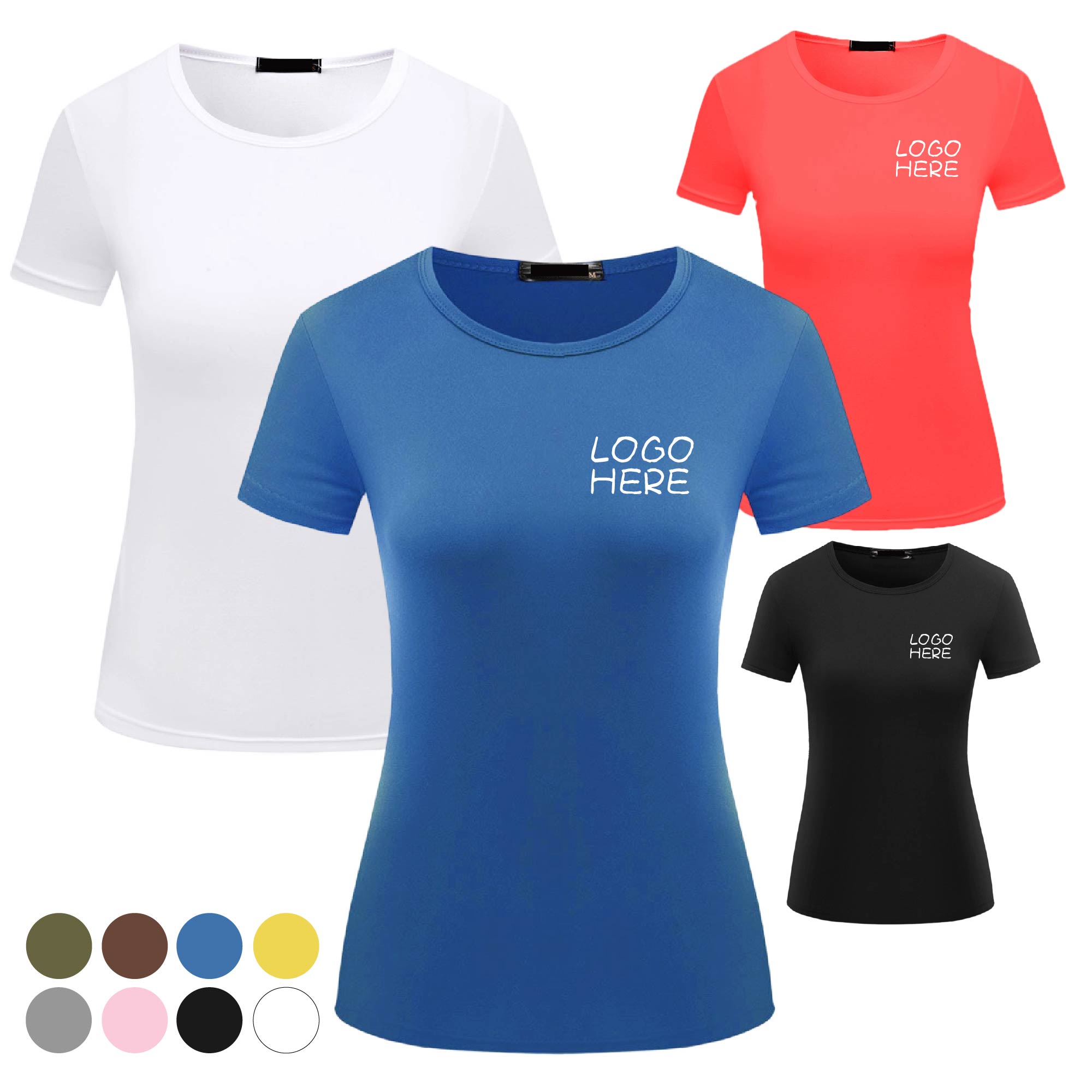 Polyster Round Neck T-Shirt 3