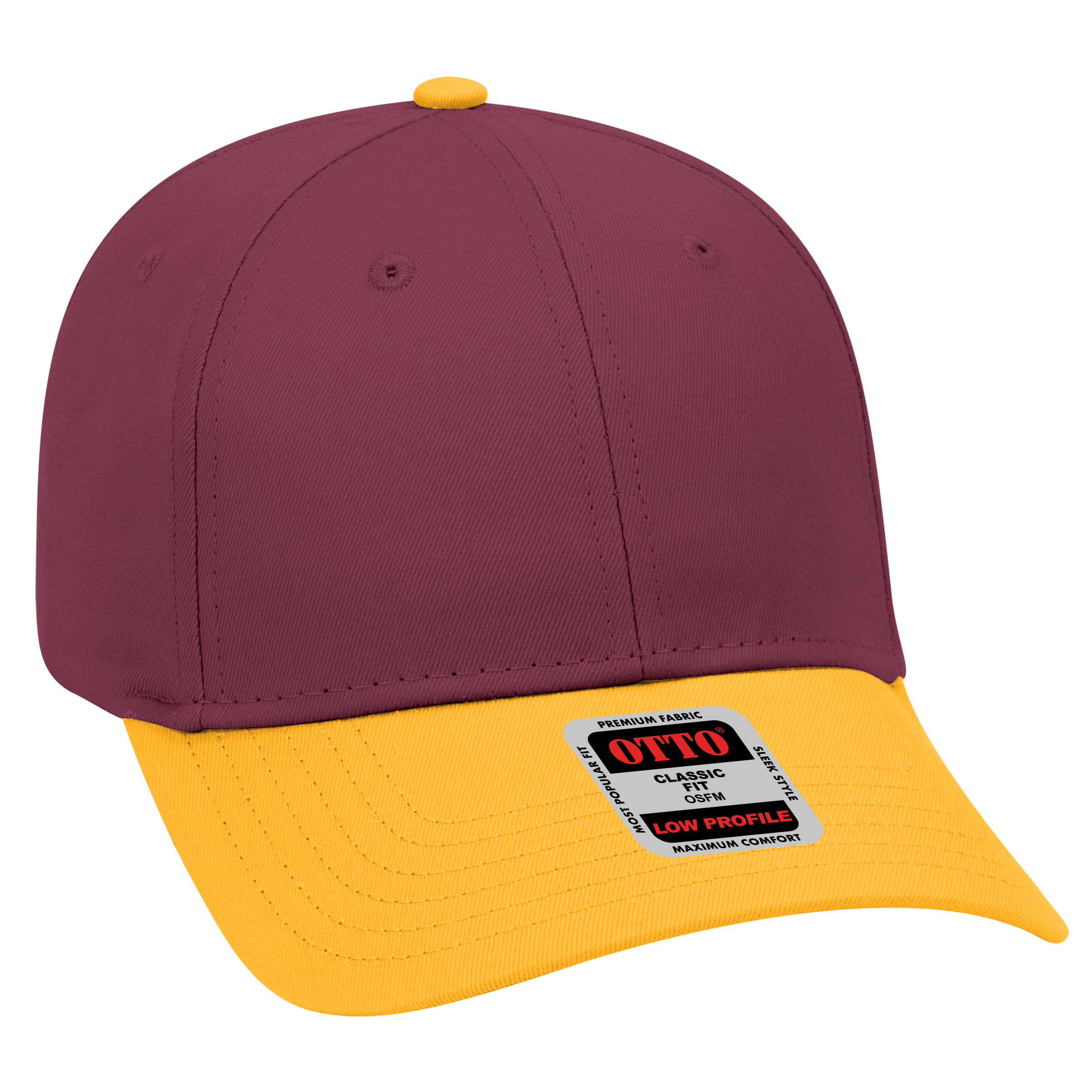 OTTO CAP® 6 Panel Low Profile Baseball Cap 14