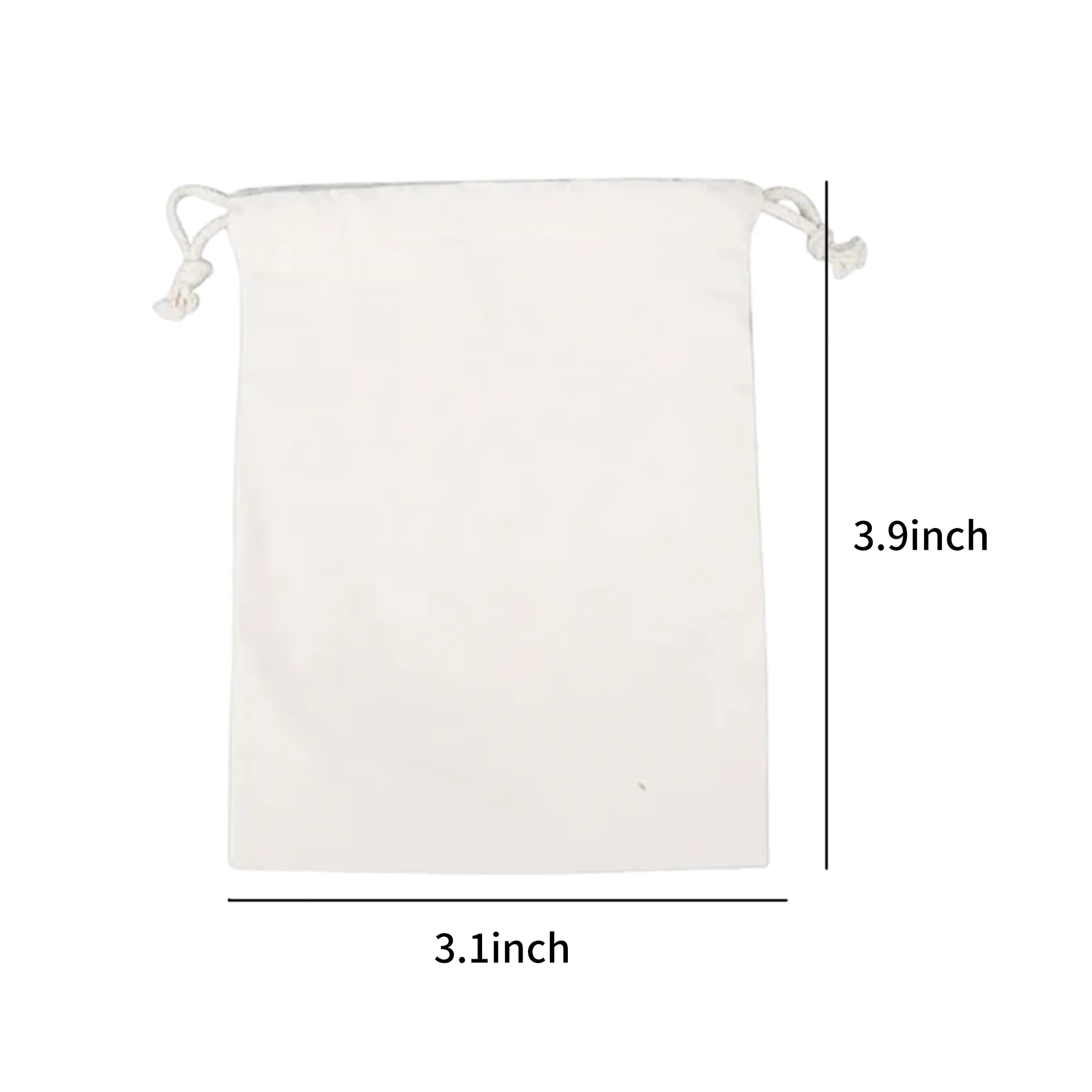 Canvas Drawstring Bag 15x13.8 Inch 1