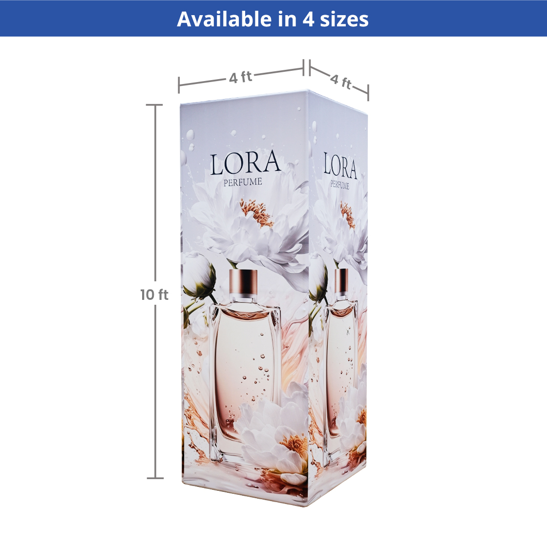 4' x 8 Pop Up Tower Display (Graphic & Hardware Combo) 7