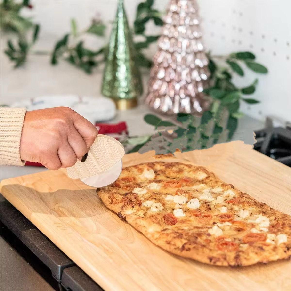 MOQ 10 pcs Food Grade Pizza Cutter 3