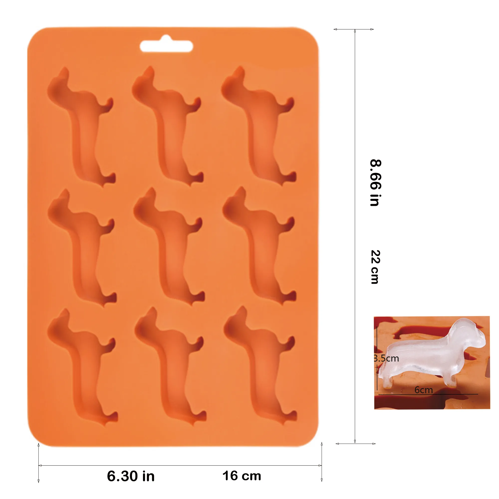 Silicone Ice Tray Animal Shape Mold 2