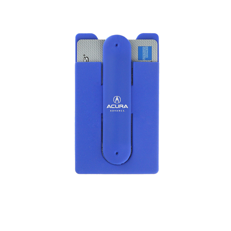 Iposh Smart Phone Wallet with Stand (Blue)