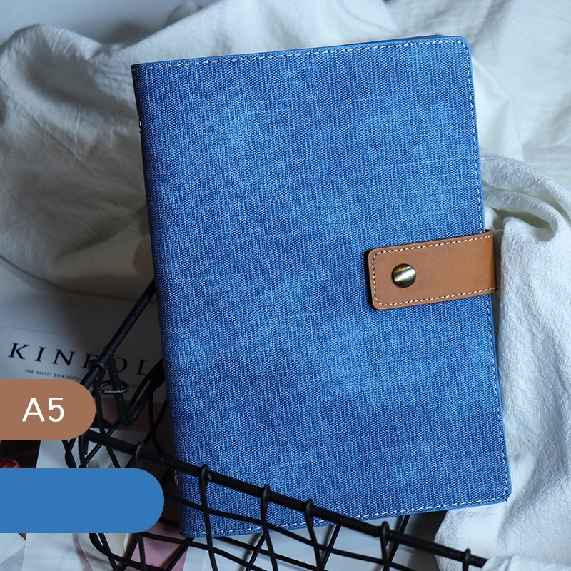 PU Leather A5/A6 Business Travel Journal Binder Notebook 16