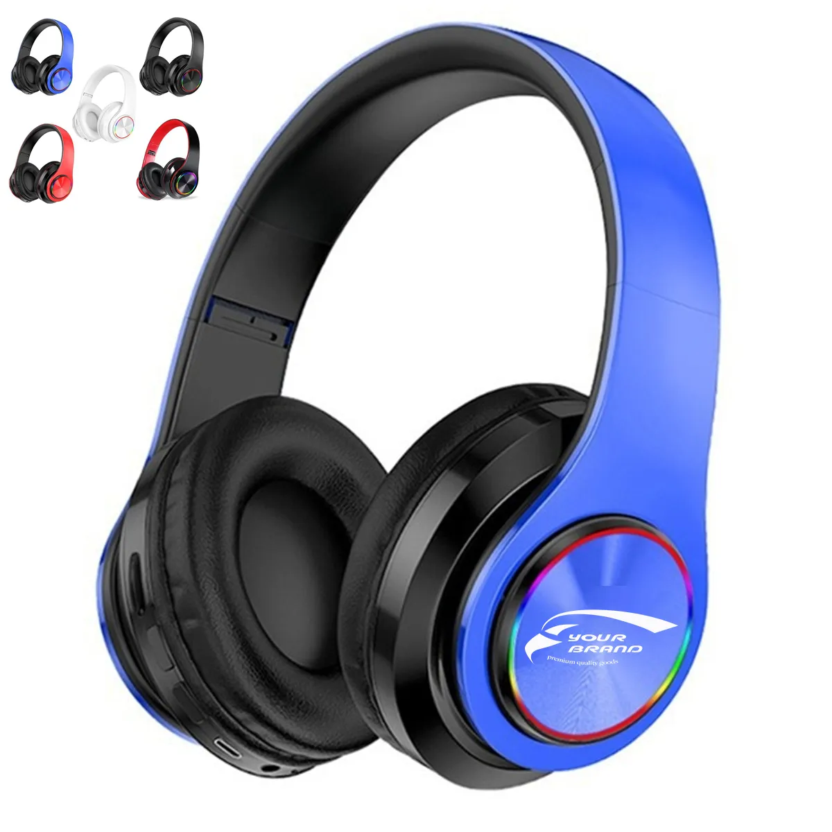 Foldable Stereo gaming Wireless Bluetooth over ear Headphone 5