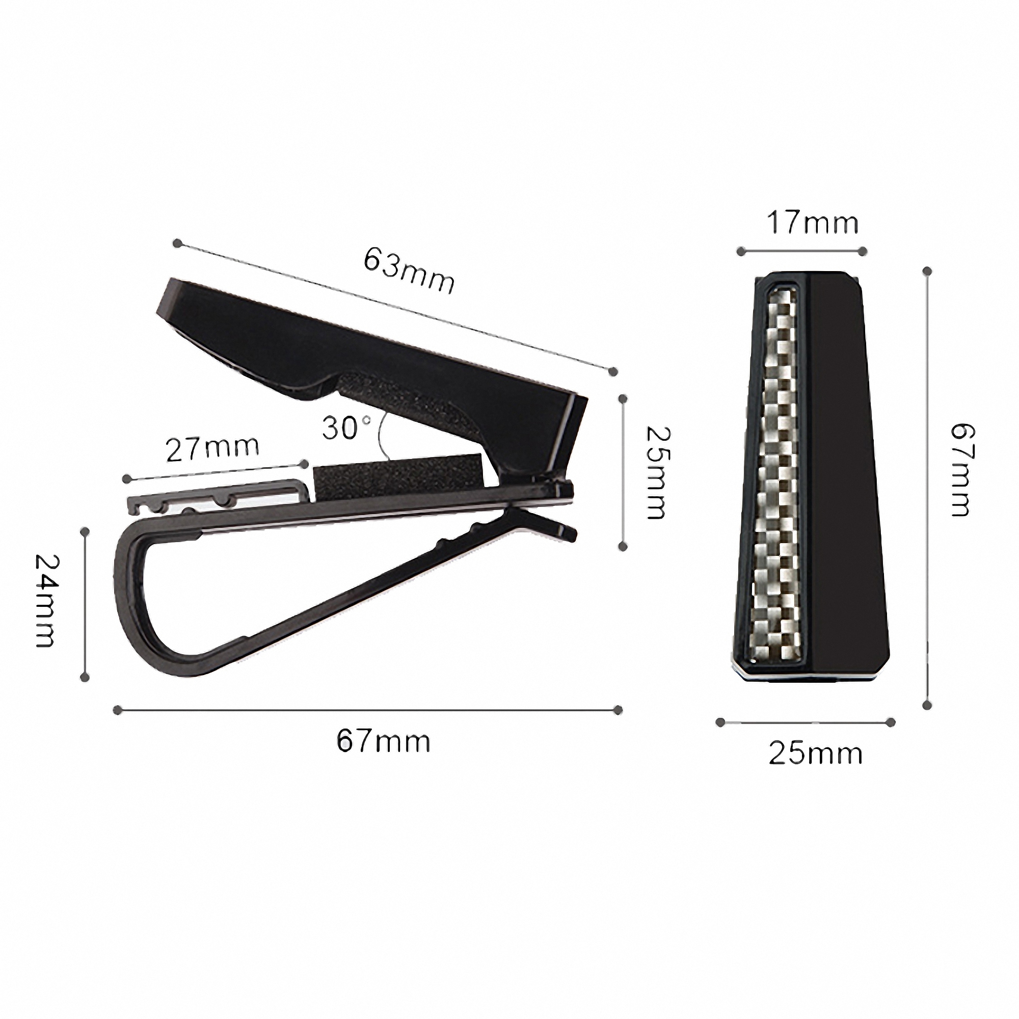 Sun Visor Sunglasses Clip Holder 5