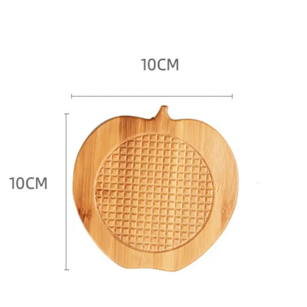 Bamboo Heat-Resistant Coaster Set 5 Shapes 6