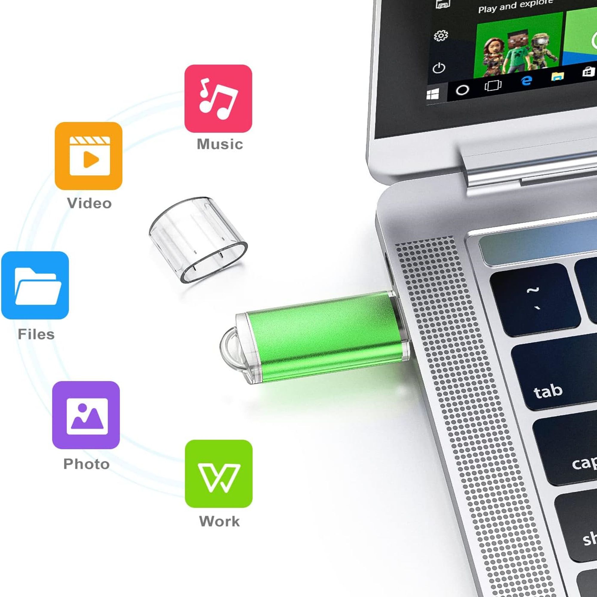 64GB USB Colorful Thumb Drive 2
