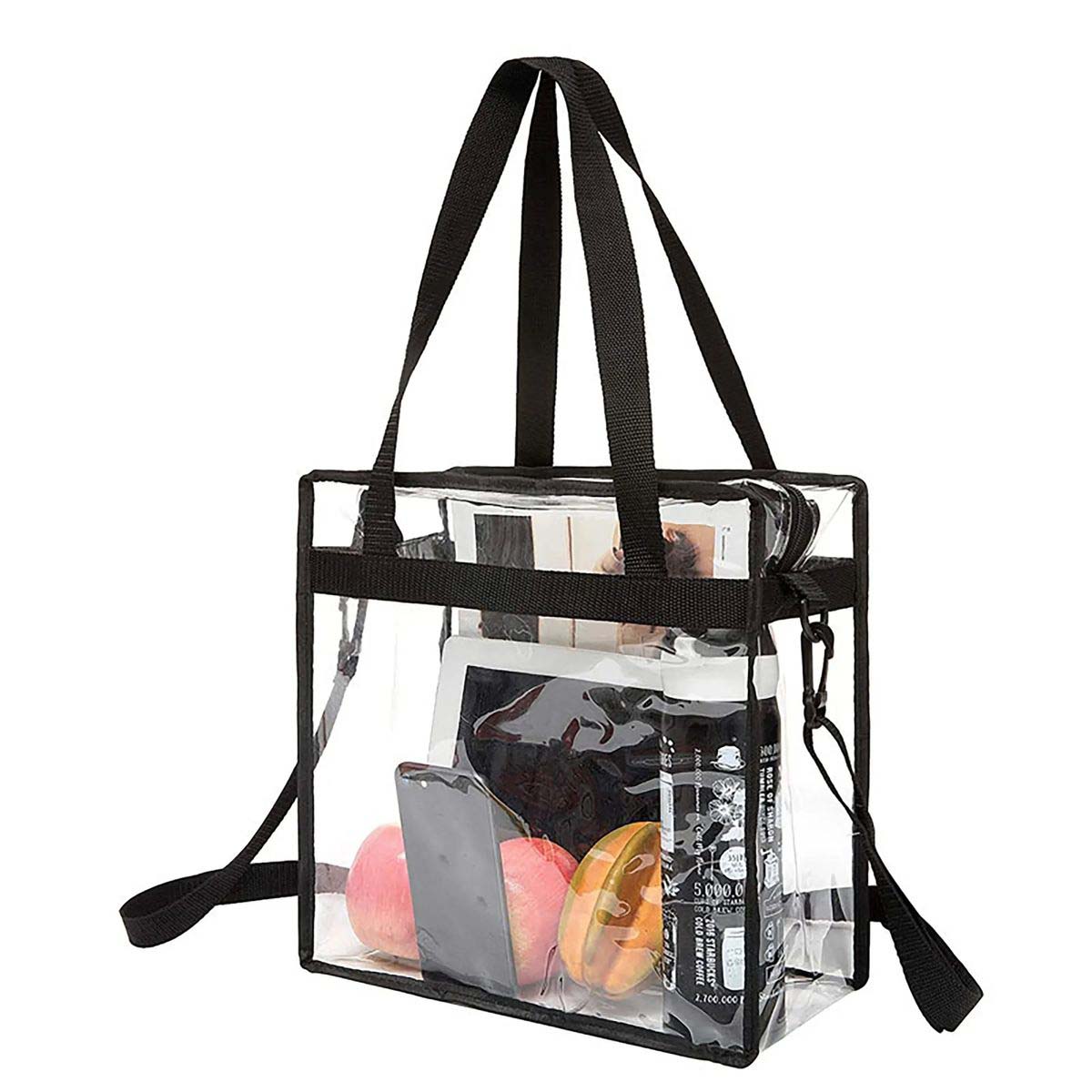 Durable Clear Vinyl Tote for Sports and Concerts 6