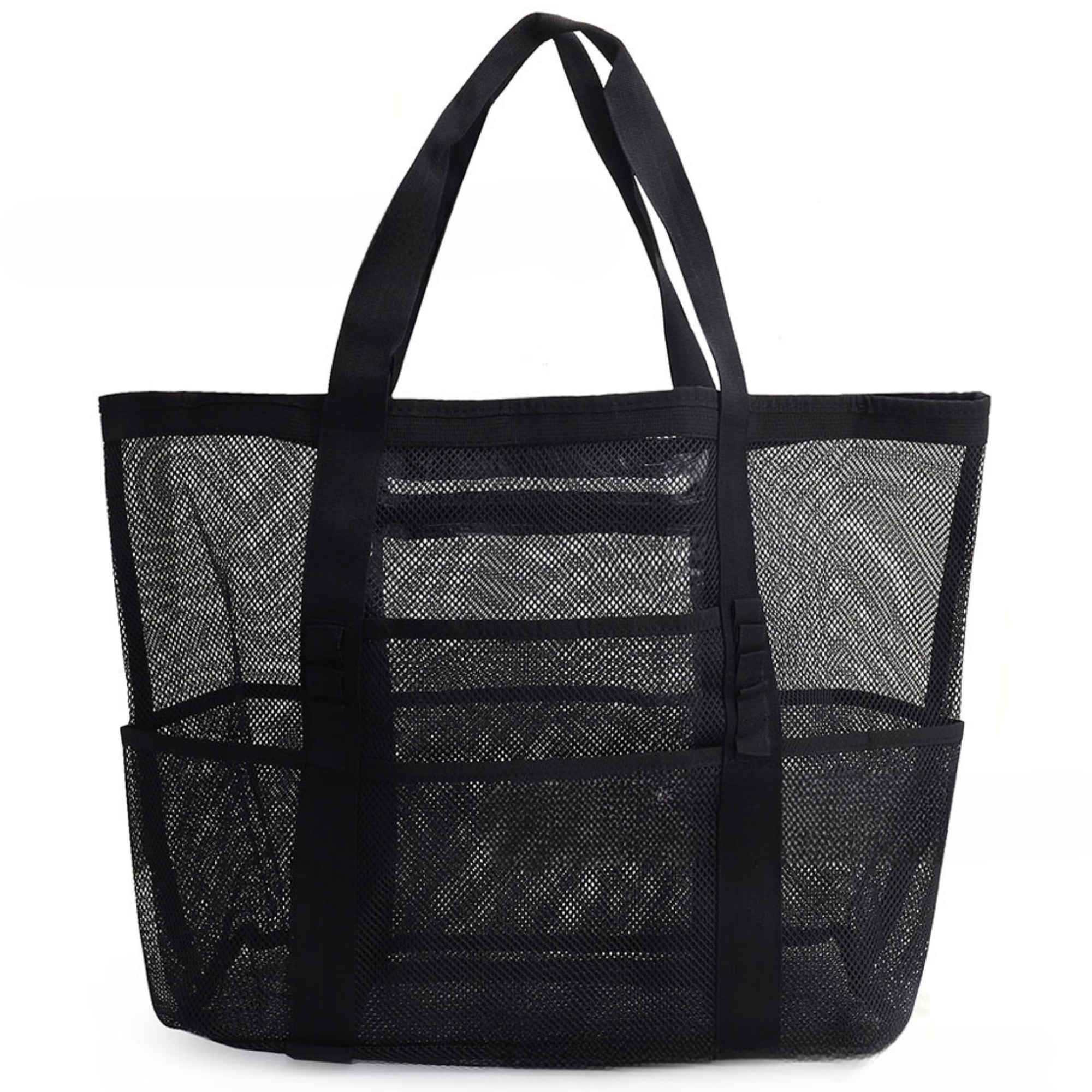 Extra Large Mesh Pockets Beach Bag 2