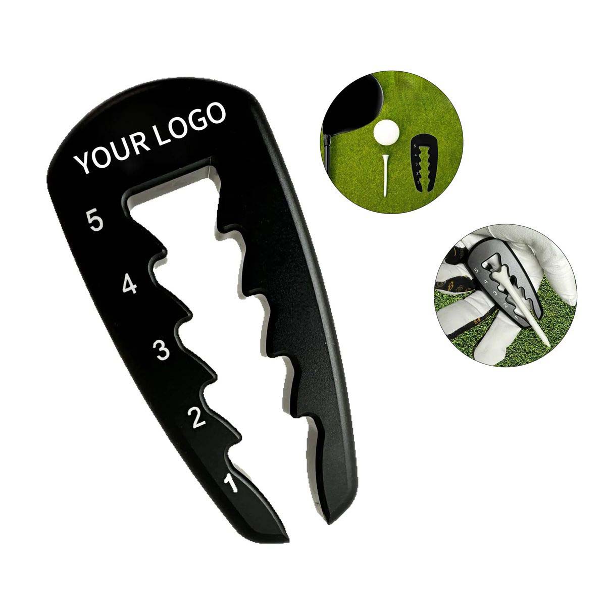 Durable ABS Golf Tee Height Adjuster 2
