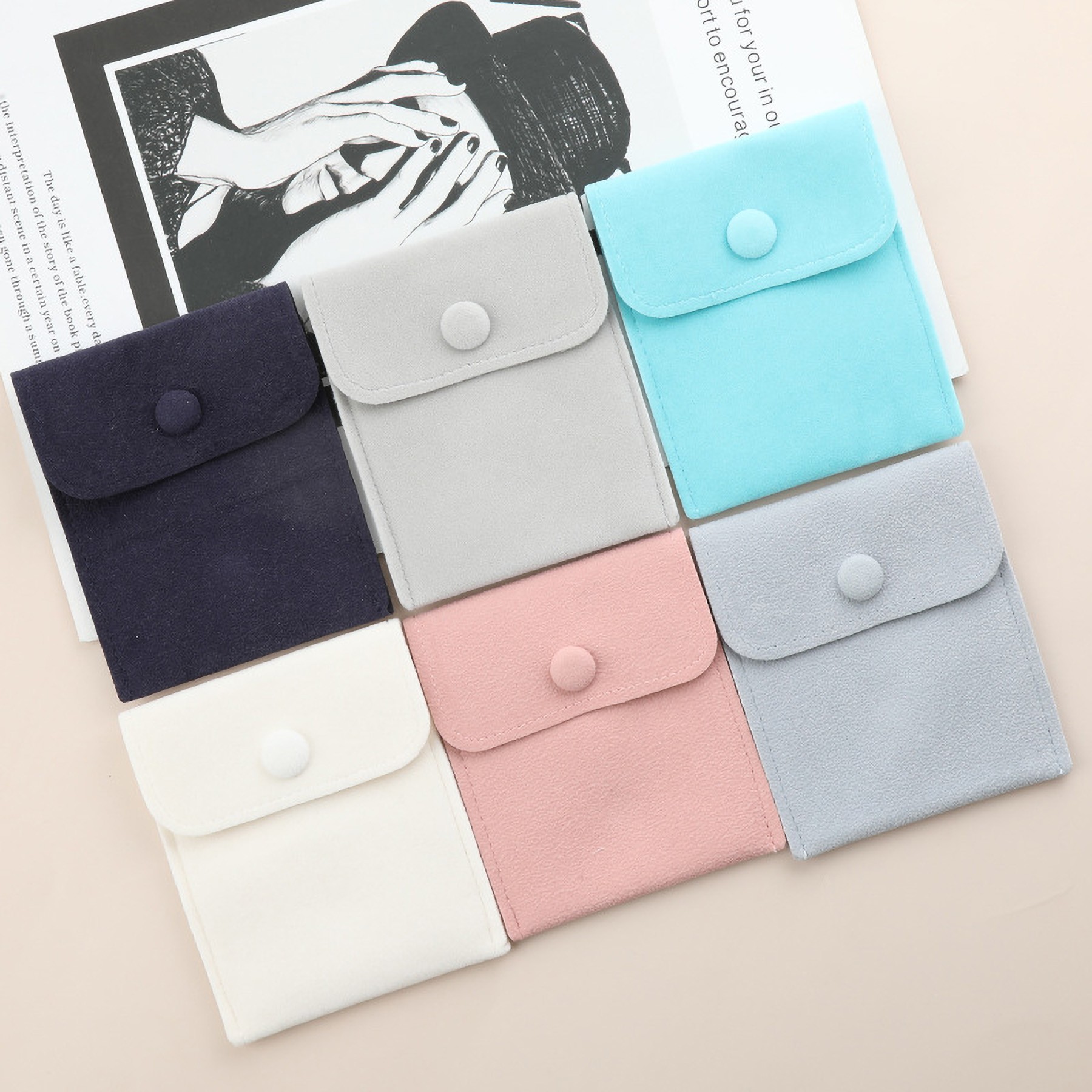 Jewelry Pouches With Snap Button Gift Bag 3
