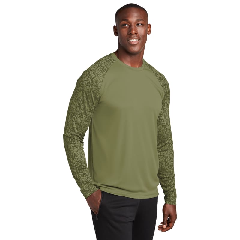 Sport-Tek Long Sleeve Digi Camo Tee. 29