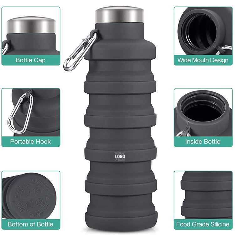 Silicon Collapsible Water Bottle 4