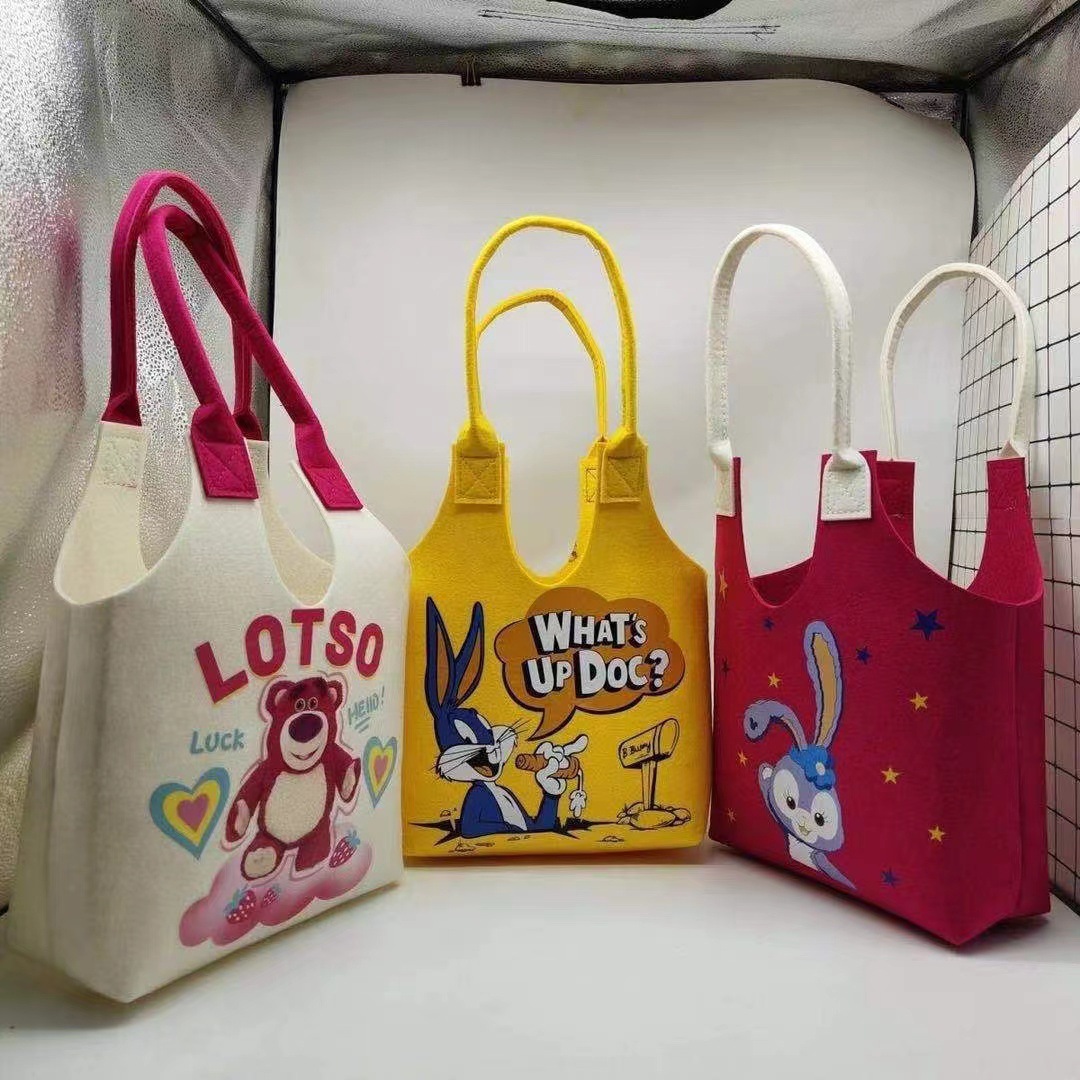 Recycled Felt Shopper Tote Bag 2