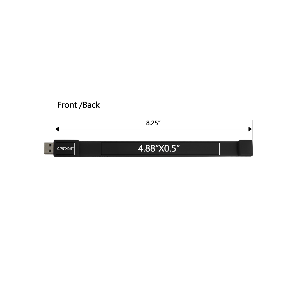 Lombard Wristband USB Drive 60