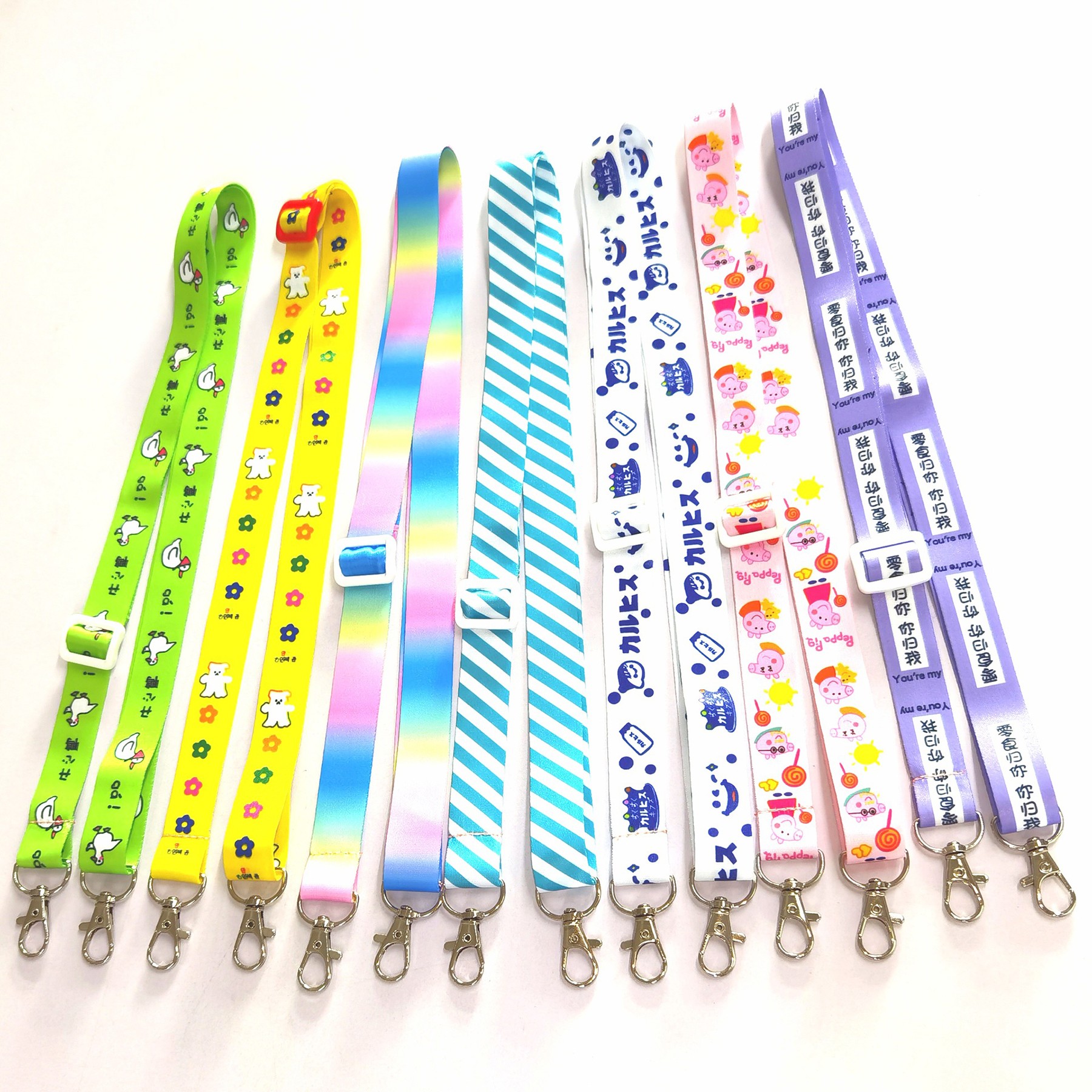 Custom Double Open Ended Imprint Lanyard