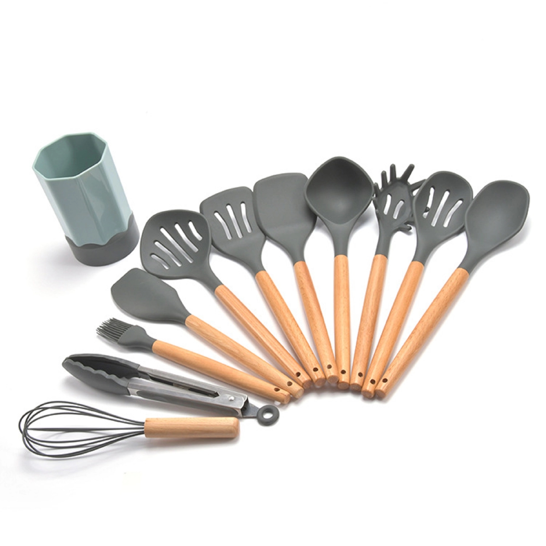 11 Pcs/Set Silicone Kitchen Cooking Utensils Tool 4