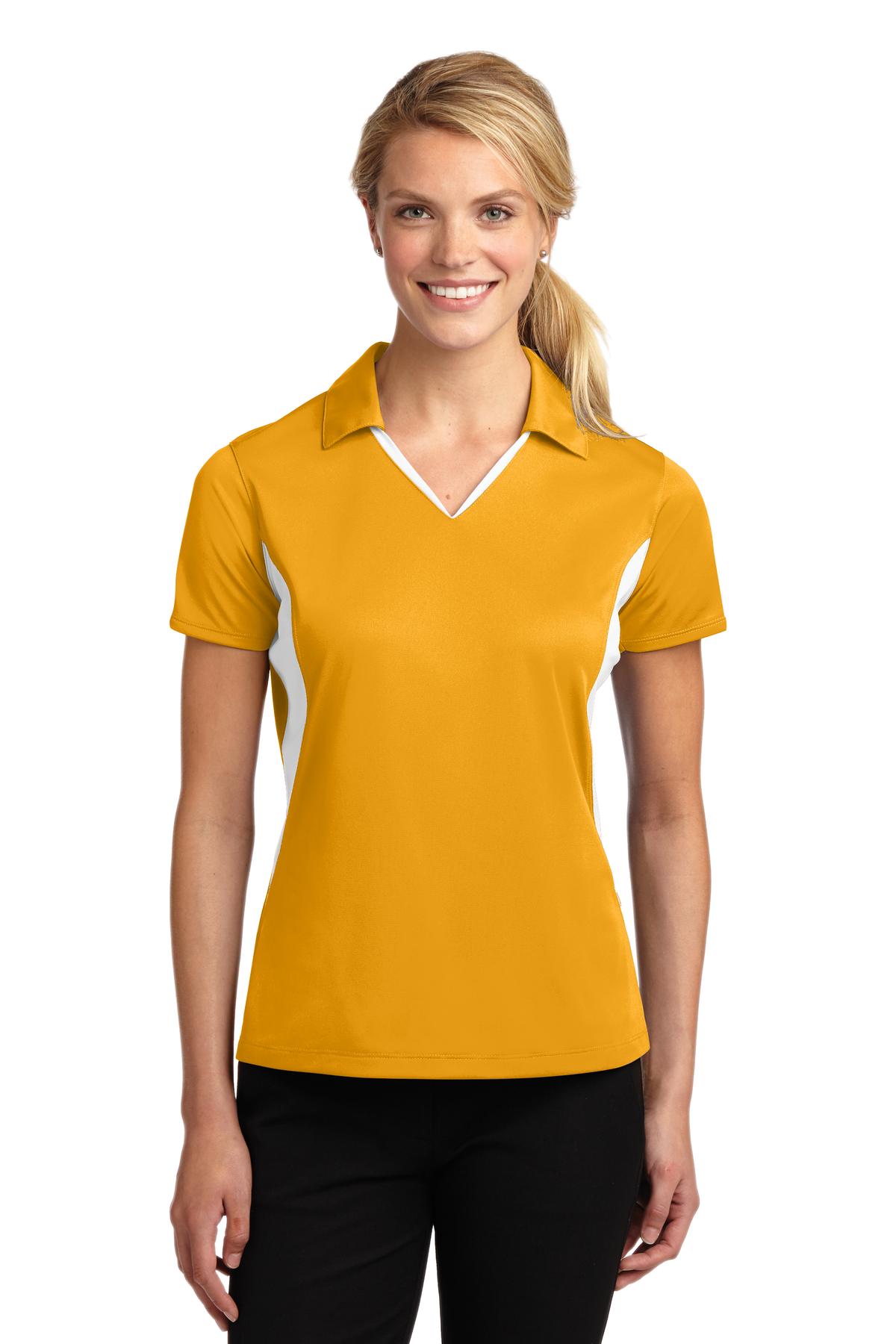 Sport-Tek® Women's Side Blocked Micropique Sport-Wick Polo 8