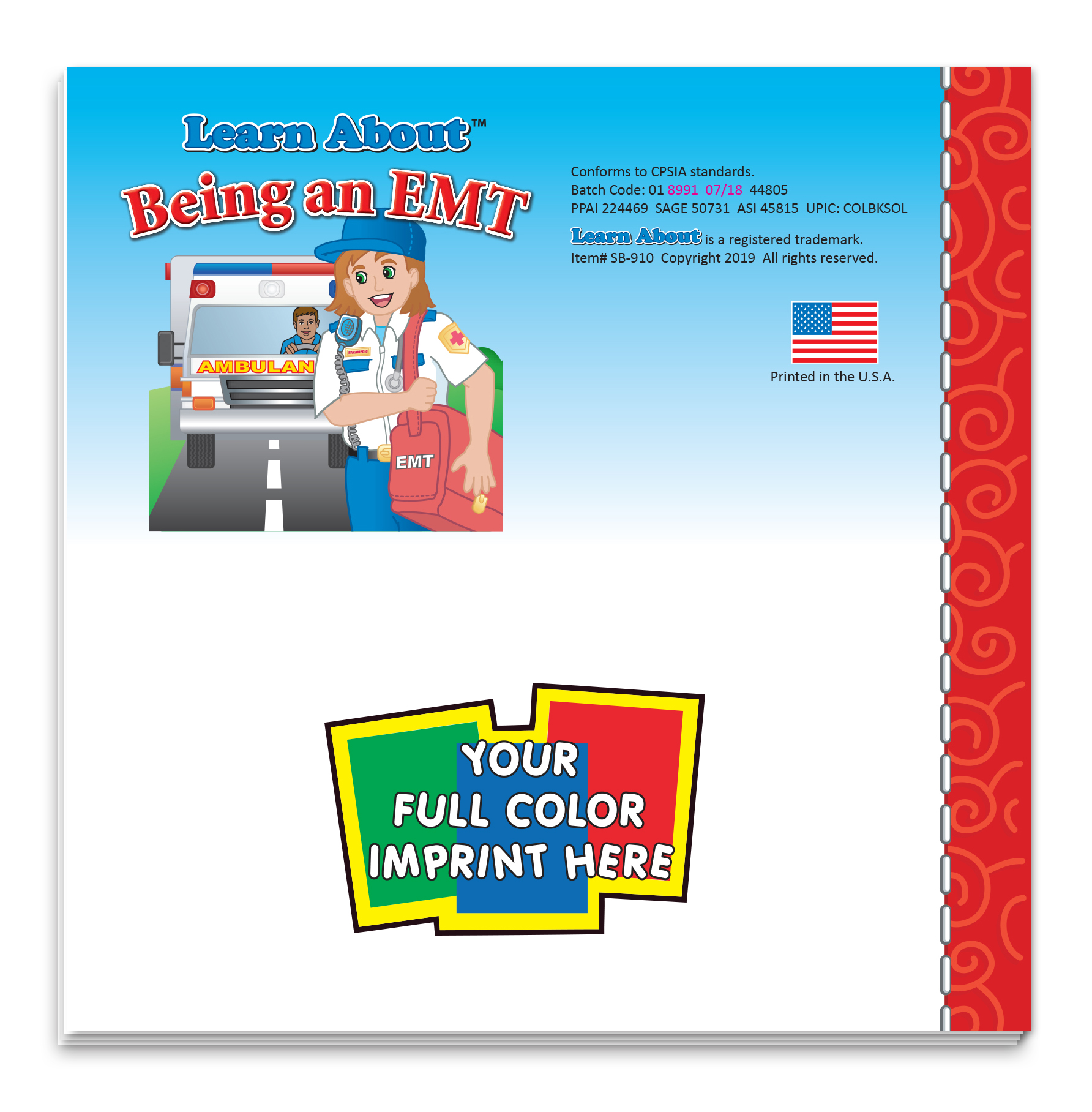 Learn About Being an EMT Storybook 4