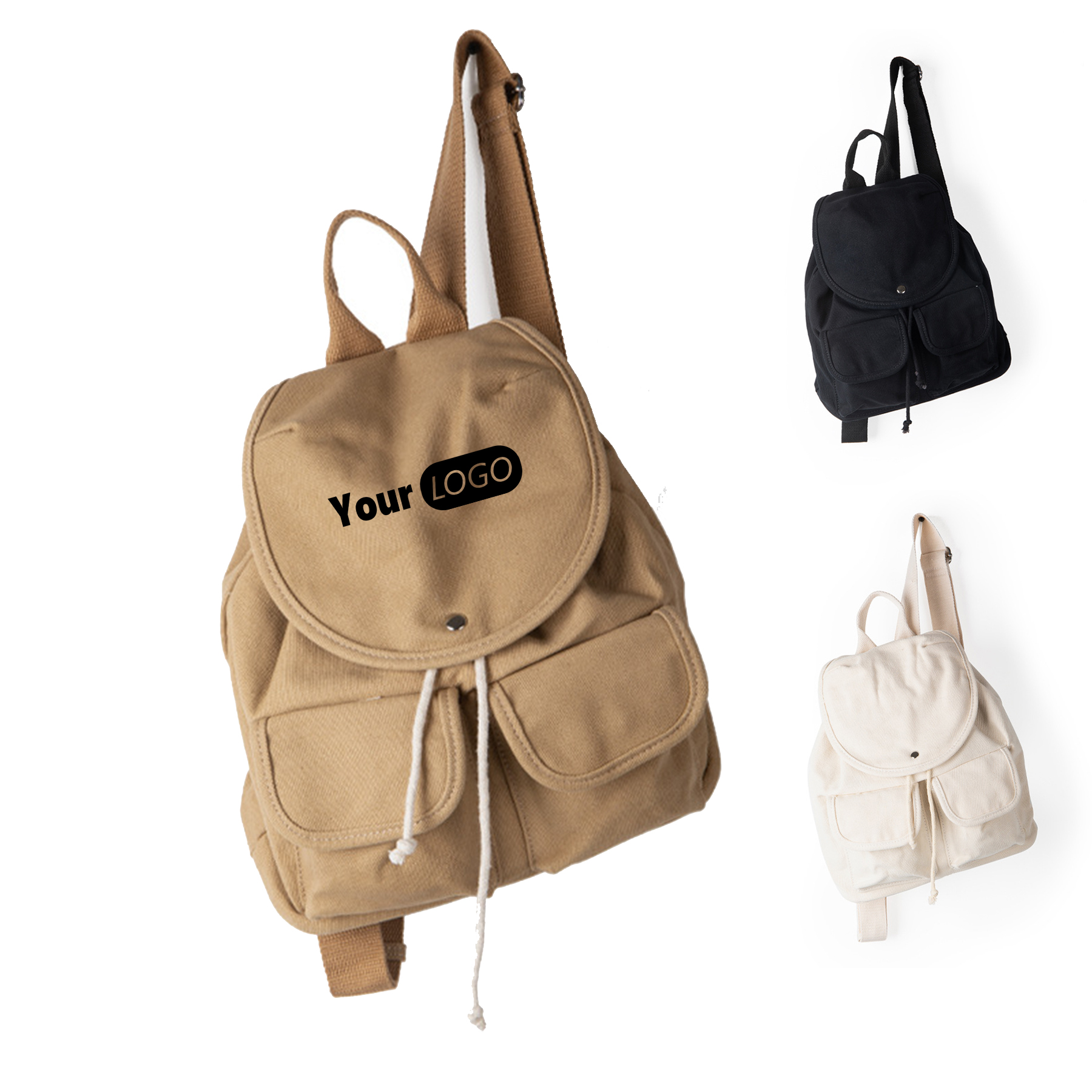 Large Canvas Backpack 4