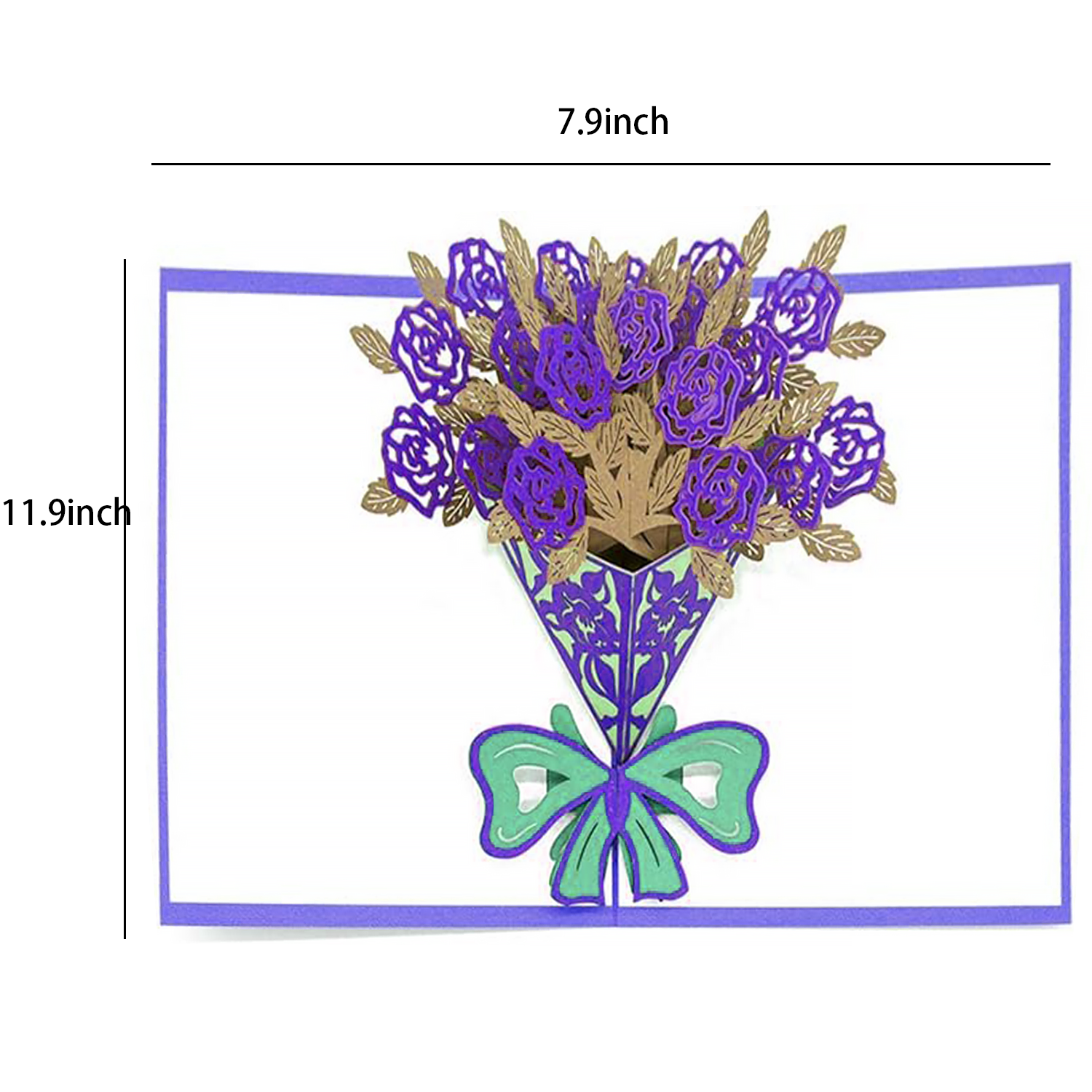 3D Pop-Up Flower Card for Teacher's Day, Birthday Gift 2