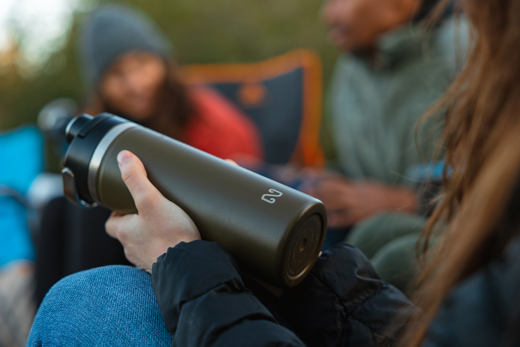 NAYAD® Traveler 18 oz Stainless Double-wall Bottle with Twist-Top Spout 27