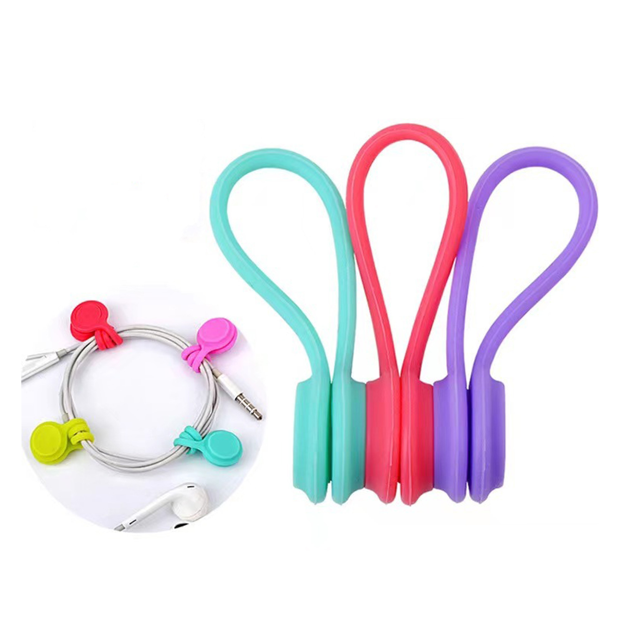 Silicone Magnetic Cable Winder 2