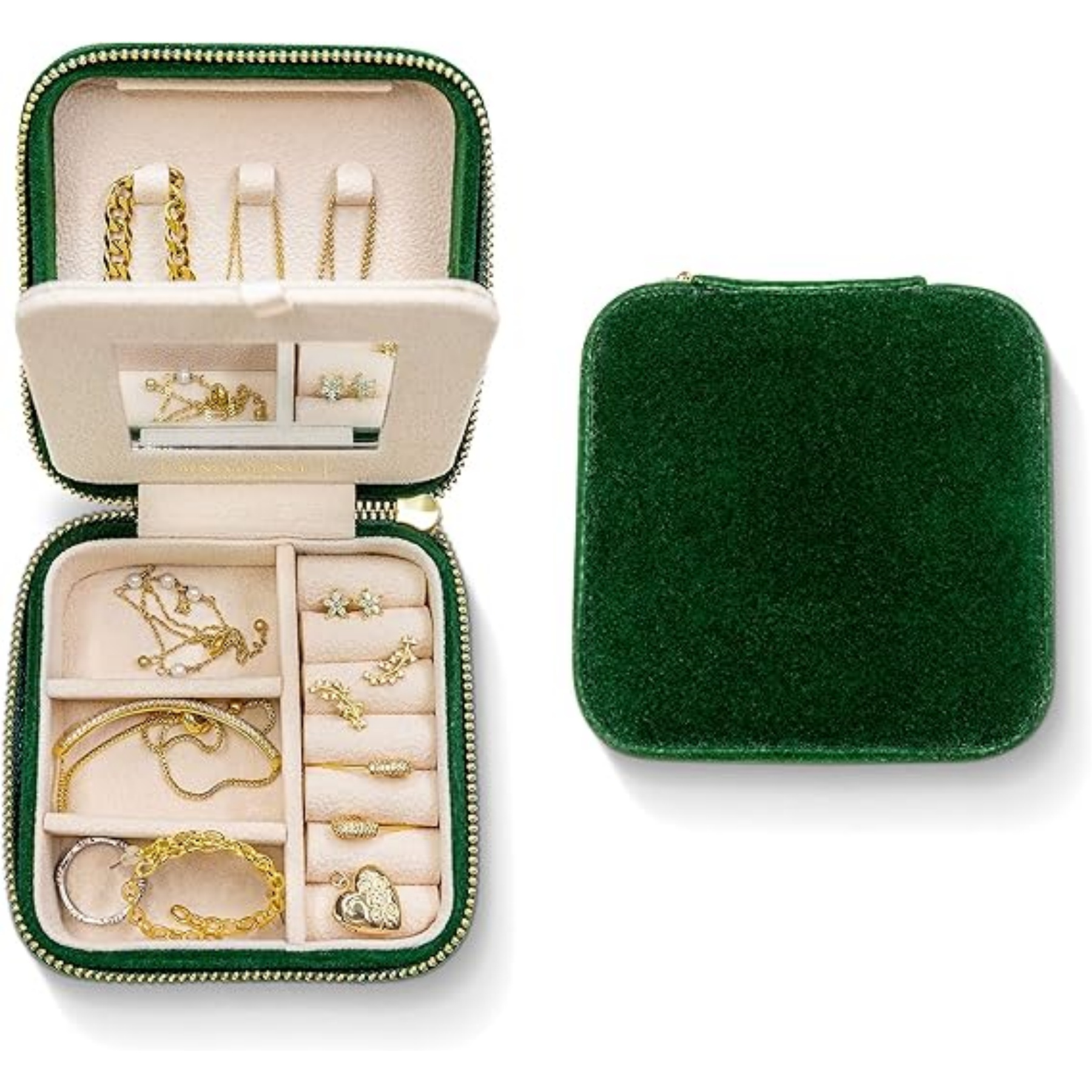 Plush Velvet Travel Jewelry Box 11