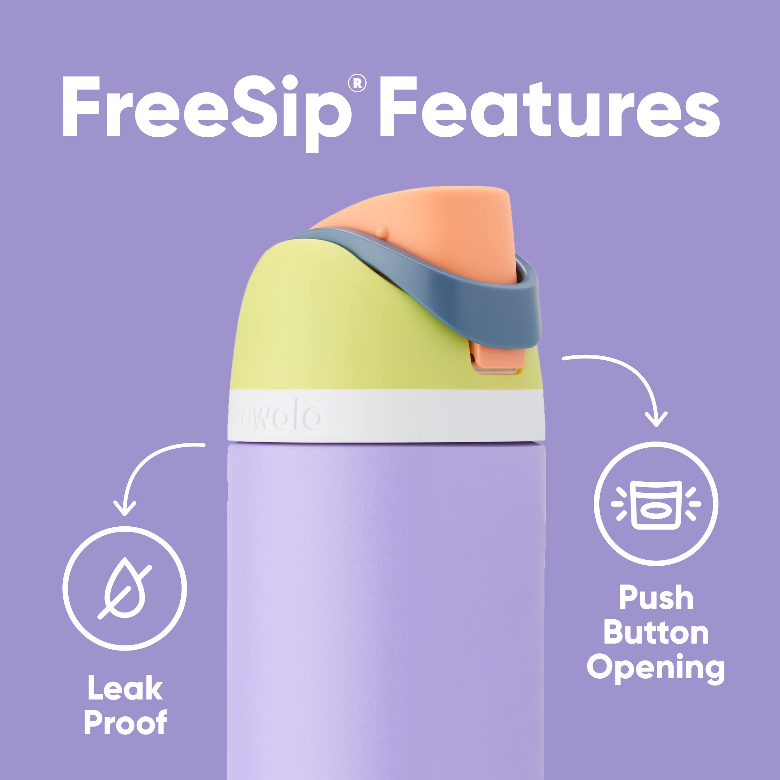 32OZ Insulated Stainless Steel Water Bottle w/ Straw, custom water bottle with logo imprint 4