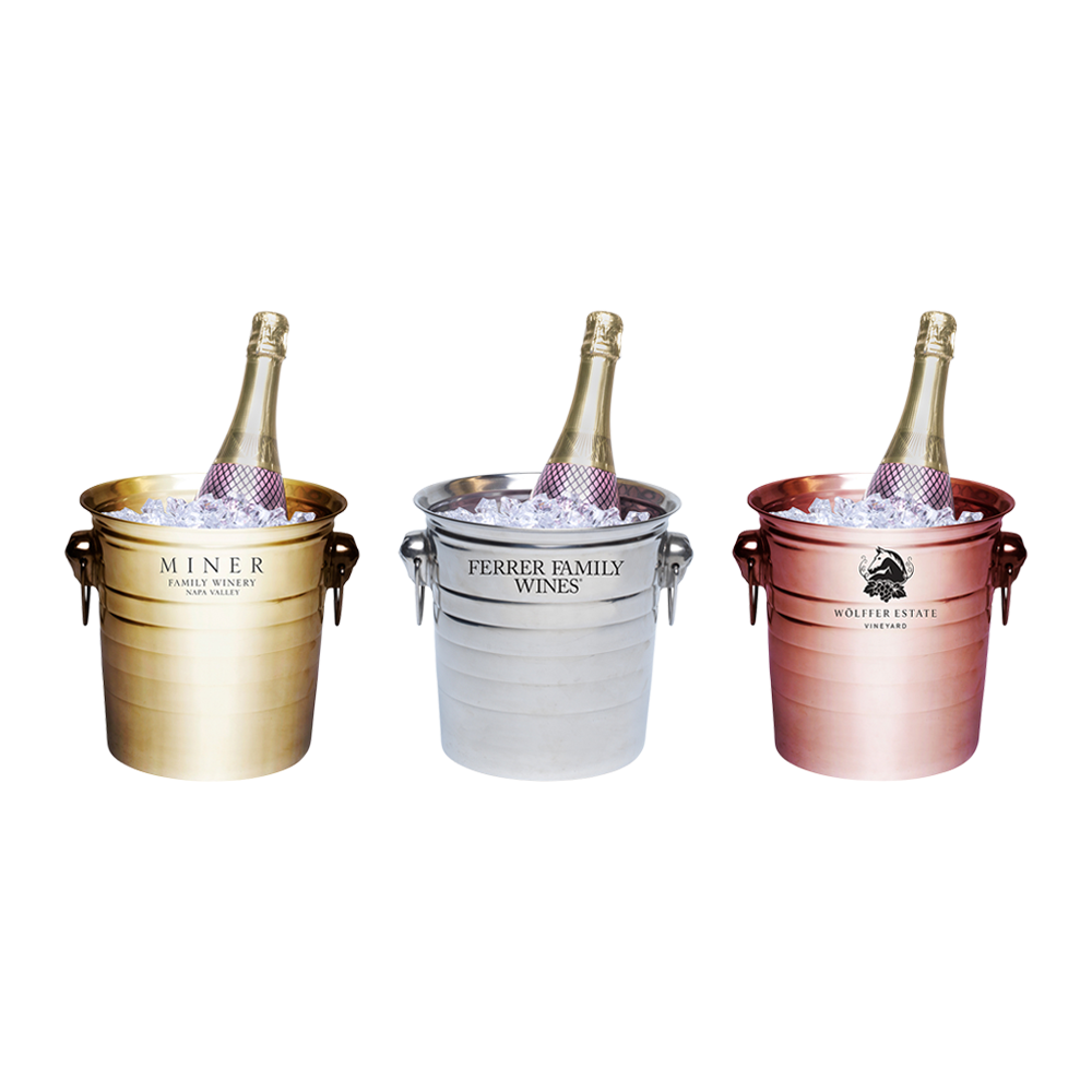 Metal Ripple Ice Bucket 5