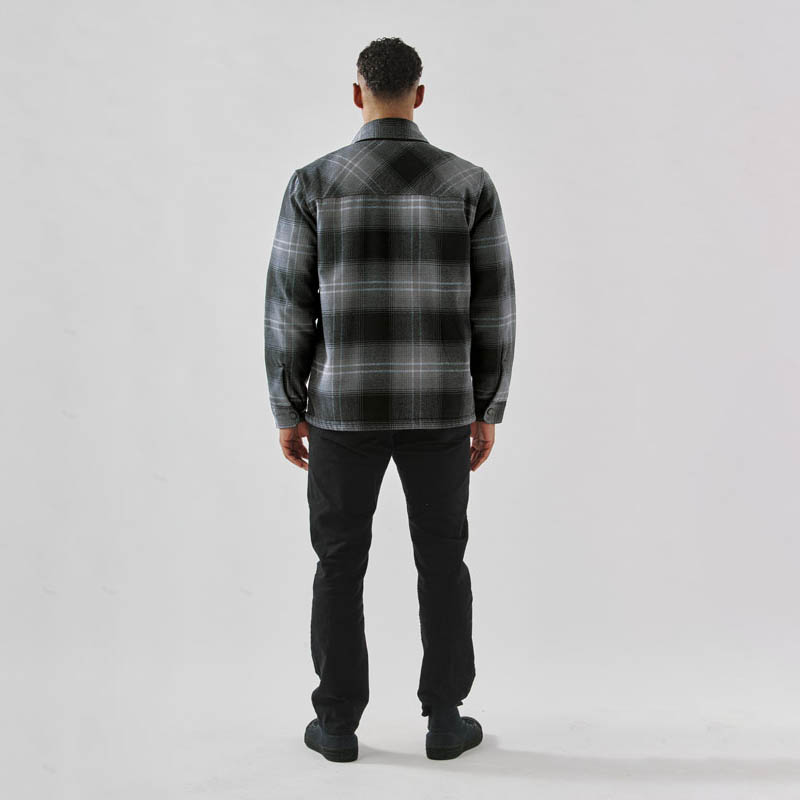 Stormtech Men's Highland Sherpa Lined Plaid Jacket 5