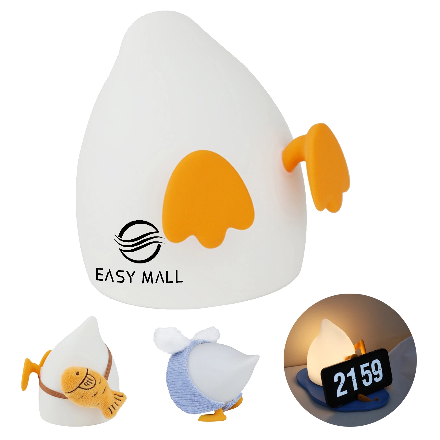 Soft Silicone Led Duck Night Light 2