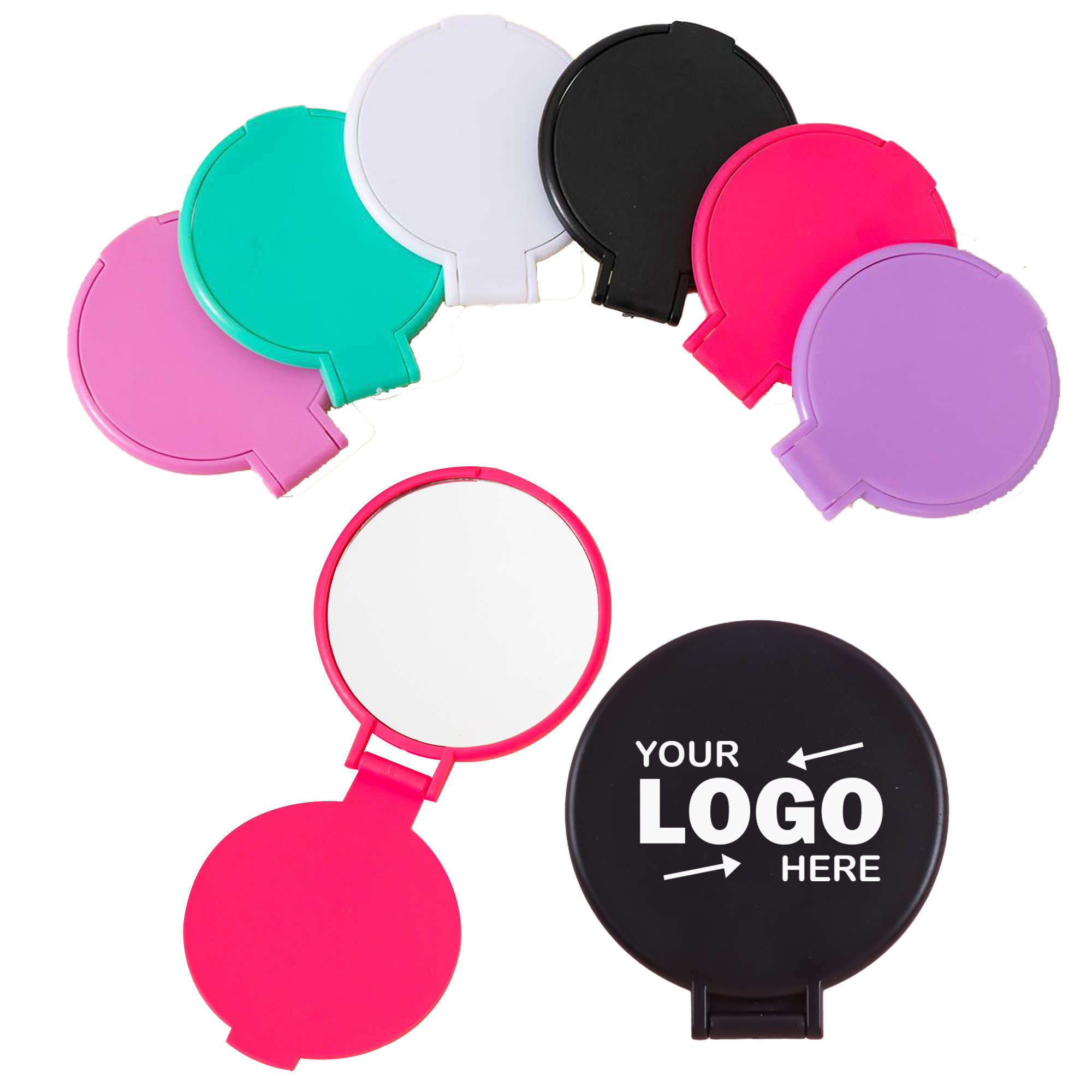 Portable Mini Pocket Mirror With Custom Logo 2