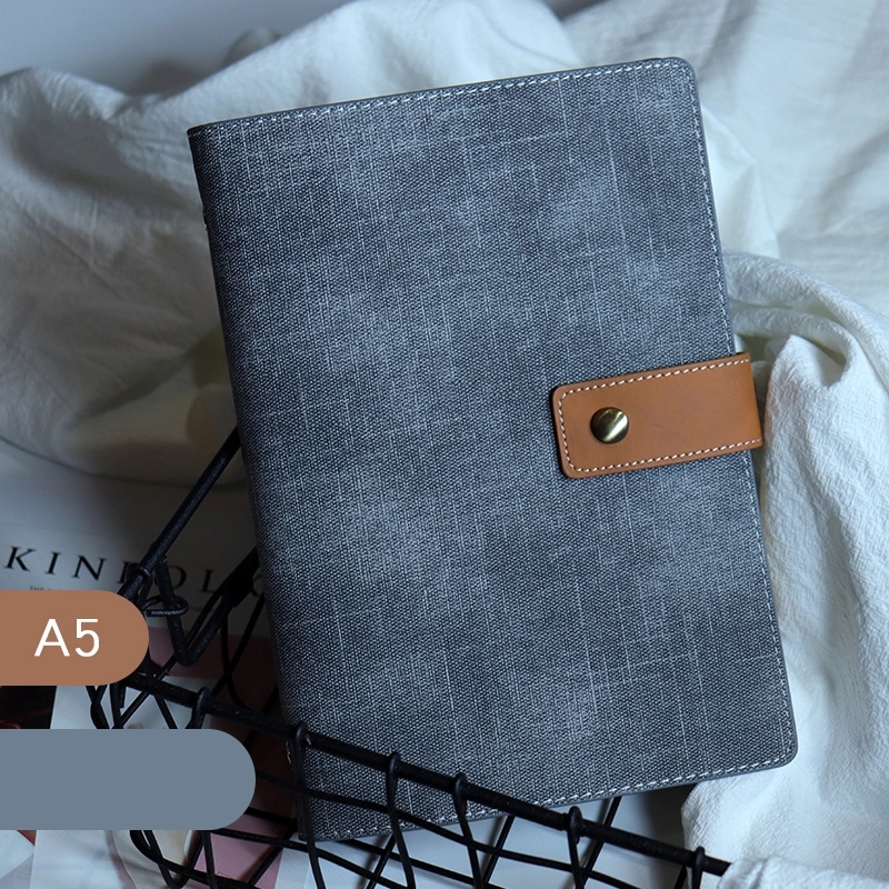 PU Leather A5/A6 Business Travel Journal Binder Notebook 3
