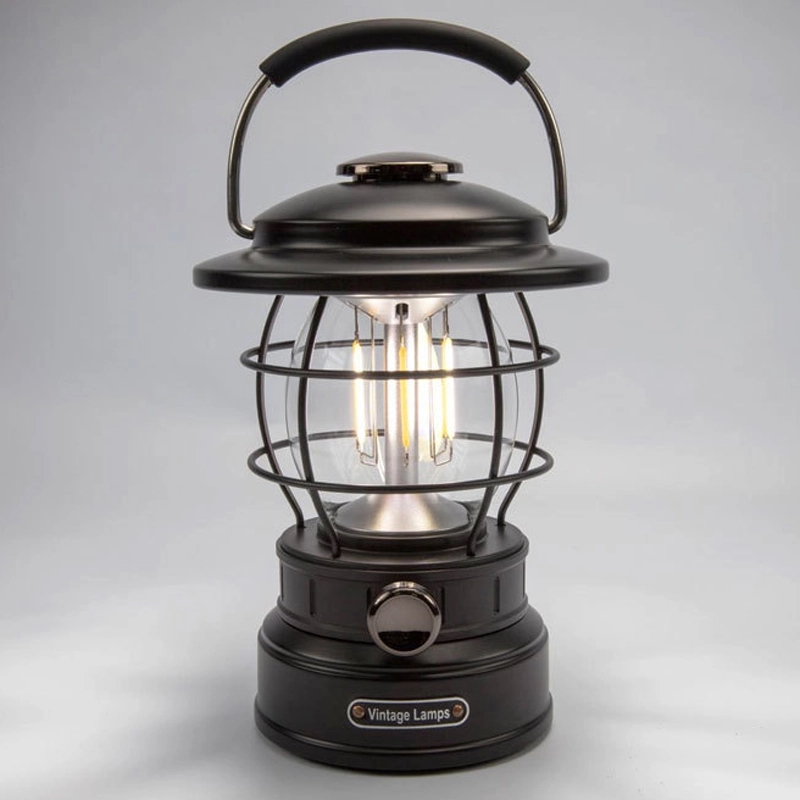 Retro Outdoor Camping LED Light & BBQ Picnic Party Lantern 8