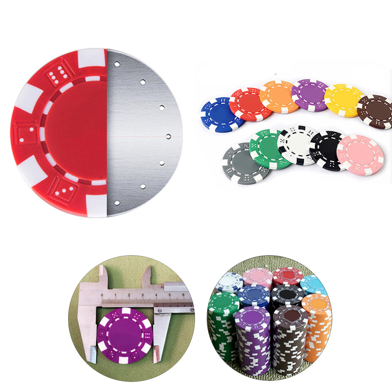 ABS Dice Striped Poker Chips 11.5 gram 2