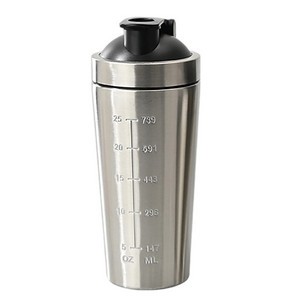 750ml Stainless Steel Shaker With Leakproof Lid, custom water bottle with logo imprint 16