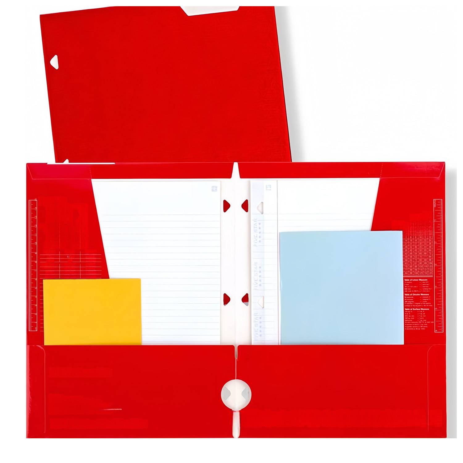 6 Pack A4 3 Ring Binders w/ Labels 1