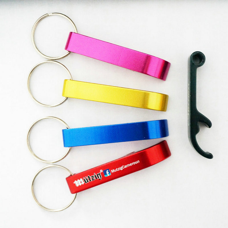 Aluminum Bottle Opener with Key Chain (Screen Print) 3