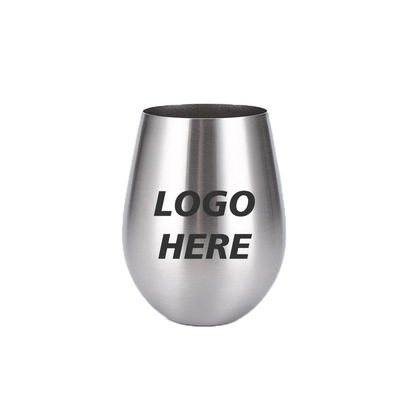 Custom 17 oz Stainless Steel Unbreakable Wine Glasses 2