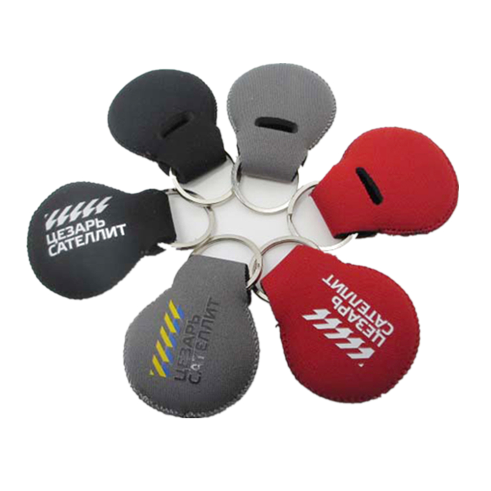 Round Neoprene Floating Key Tag 3