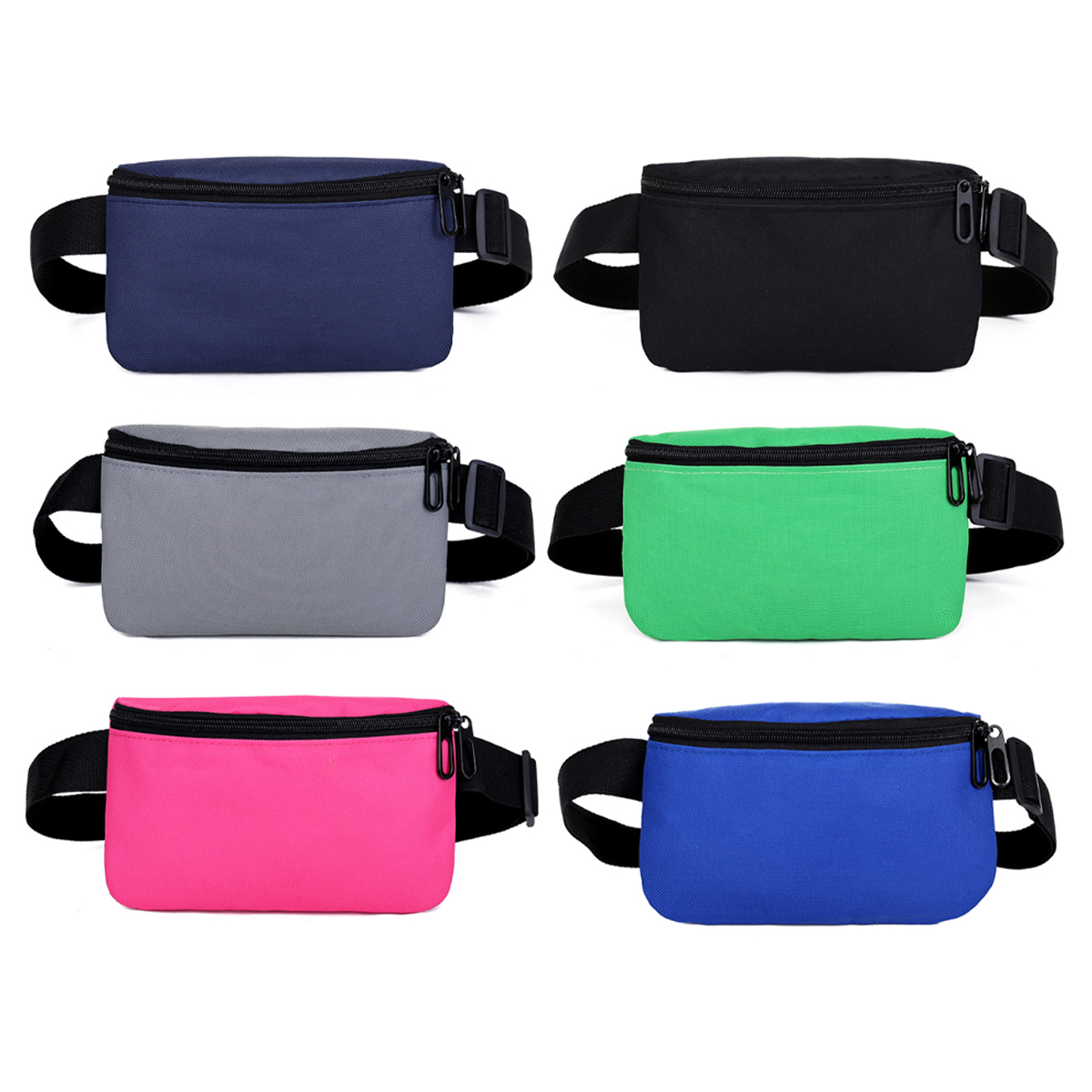 Adjustable Sports Waist Bag with Zipper Pocket 3