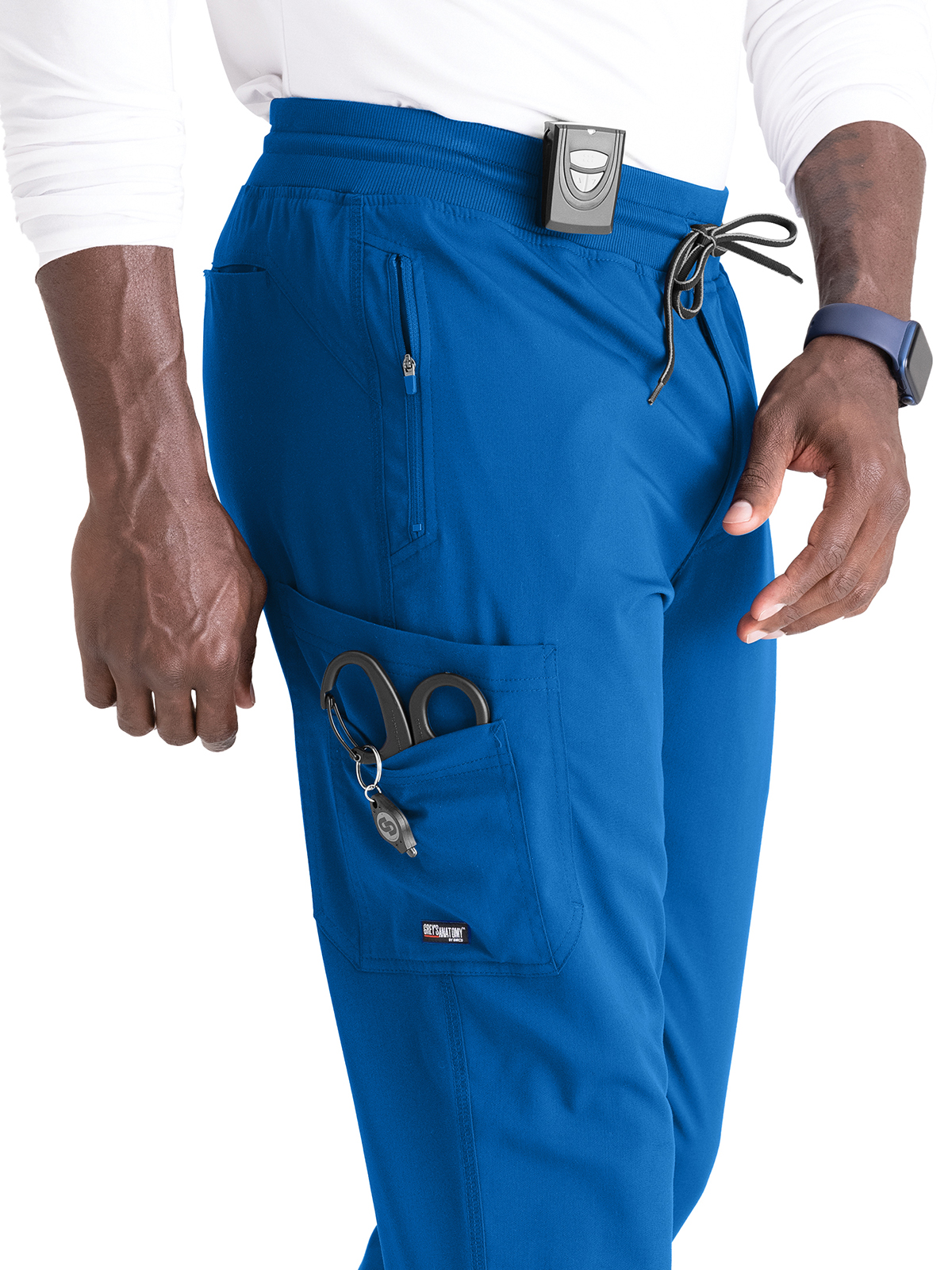 Grey's Anatomy Spandex Stretch - Men's Five-Pocket Murphy Jogger Scrub Pant 21
