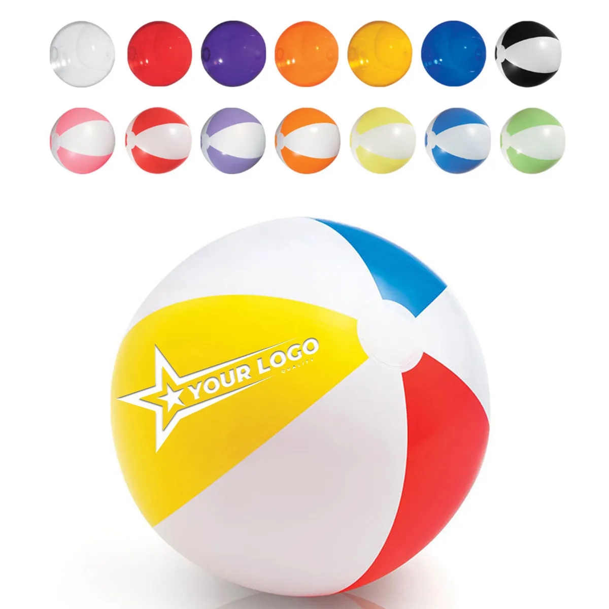 Holiday Swimming Pool Party Colored Inflatable Beach Ball 2