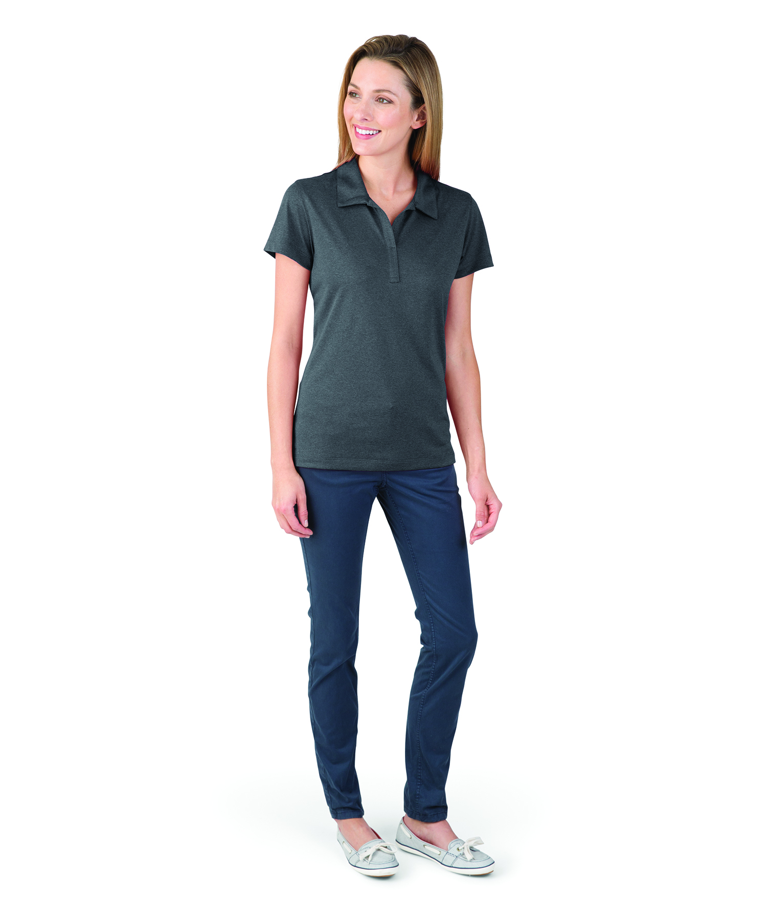 Women's Heathered Polo