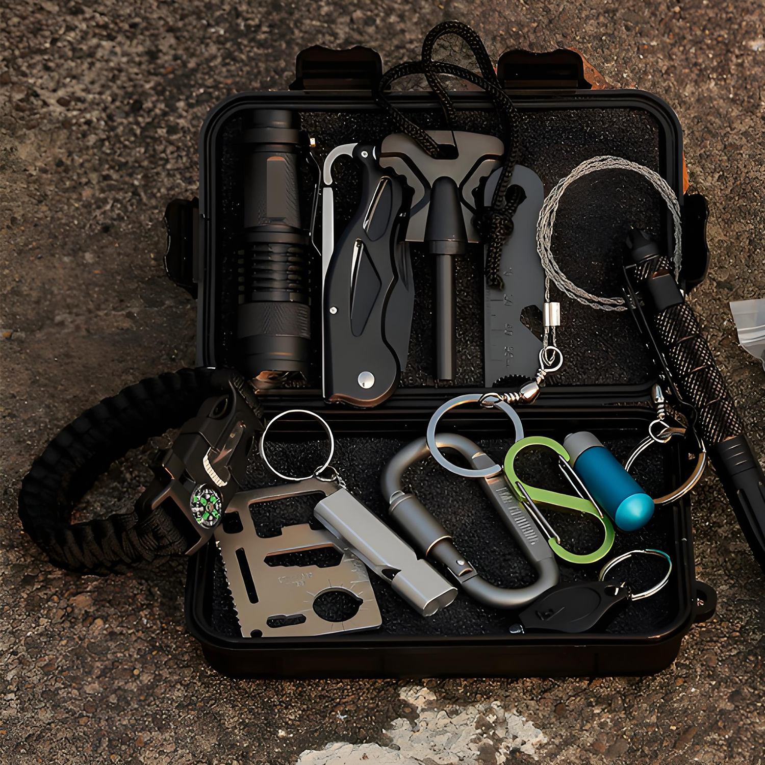 Multi-Functional Outdoor Survival Tool Set 3